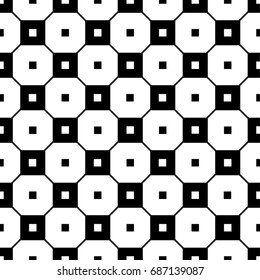 Geometric line monochrome abstract seamless pattern with rectangle. Wrapping paper. Scrapbook paper. Tiling. Vector illustration. Background. Graphic texture for design, wallpaper.
