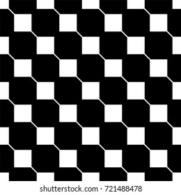 Geometric line monochrome abstract seamless pattern with rectangle. Wrapping paper. Scrapbook paper. Tiling. Vector illustration. Background. Graphic texture for design, wallpaper.