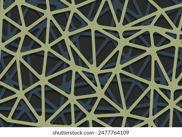 Geometric line overlapping layer background. Vector illustration.