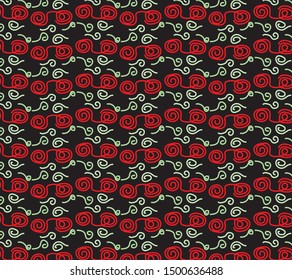 Geometric and line pattern design for fabric printing and background