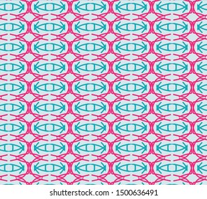 Geometric and line pattern design for fabric printing and background