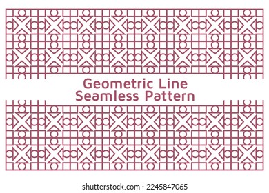 Muster der geometrischen Linie Modernes Design für den Hintergrund, Teppich, Tapete, Kleidung, Umhüllung, Batik, Stoffe