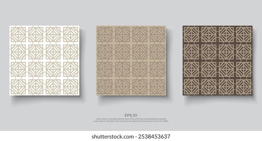 Geometric line pattern that meets each other. Seamless vector background. Graphic modern line pattern