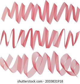 Geometric line pattern wave gradient bright colors, art curve shape