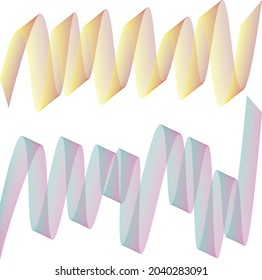 Geometric line pattern wave gradient vibrant colors art curve shape trendy background