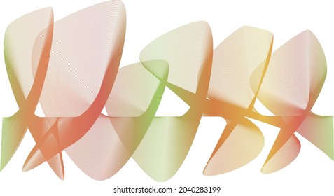 Geometric line pattern wave gradient vibrant colors art curve shape trendy background