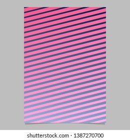Geometric line poster design - gradient abstract vector stationery background graphic from stripes