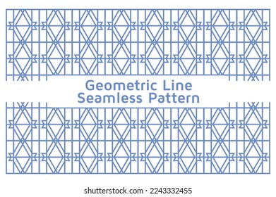 Fondo de diseño de patrón sin soldadura de línea geométrica