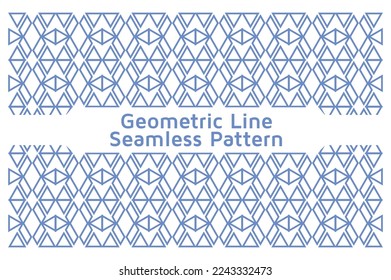 Fondo de diseño de patrón sin soldadura de línea geométrica