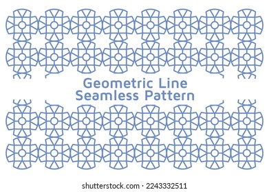 Geometric Line Seamless Pattern Design Background