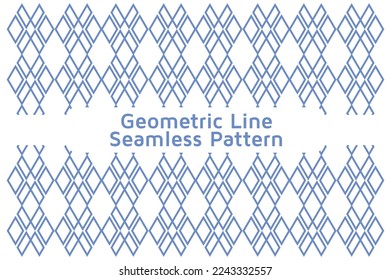 Geometric Line Seamless Pattern Design Background