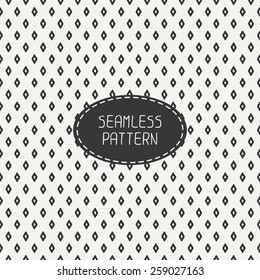 Geometric line seamless pattern with rhombus, square. Paper for scrapbook. Tiling. Beautiful vector illustration. Background. Hand drawn doodles. Stylish graphic texture  for your design, wallpaper.