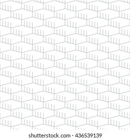 Geometric line seamless pattern, subtle vector background, outline backdrop, abstract geometric