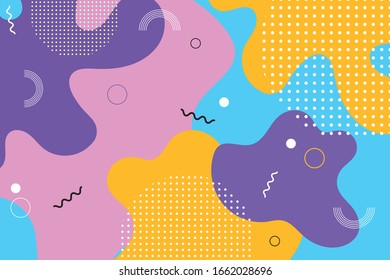 Geometric line shape pattern. Abstract concept graphic playground banner element.