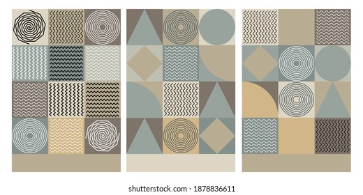 geometric line and square triangle,circle vector wallart