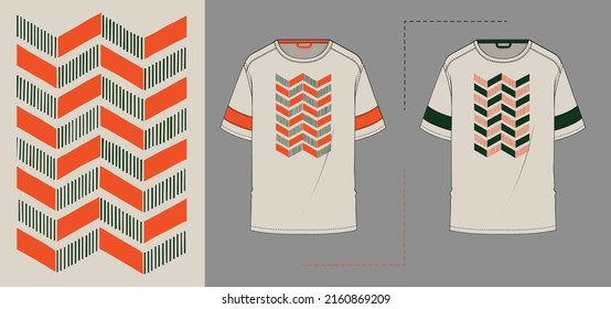 geometric line vector design, t shirt graphic