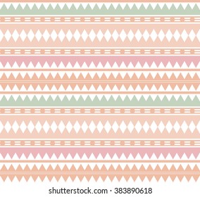 Geometric linear background. Ethnic seamless pattern. Tribal background. Vector illustration.