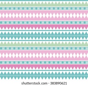 Geometric linear background. Ethnic seamless pattern. Tribal background. Vector illustration.
