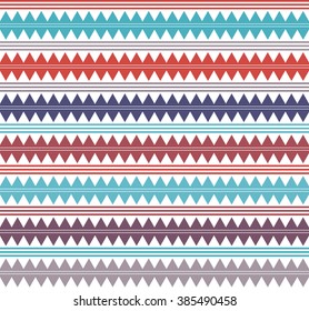 Geometric linear background. Ethnic seamless pattern. Tribal background. Vector illustration.
