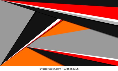 Geometric linear background made in material design style