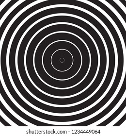Geometric linear background, geometric print, banner with lines, abstract poster, optical illusion. Vector illustration