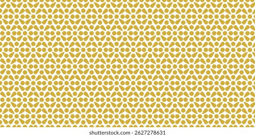 Geometric linear floral tile pattern. Luxurious oriental art deco texture background.