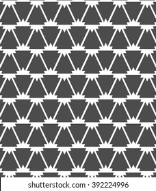 Geometric linear pattern, linear on rhombus shape, stylish monochrome