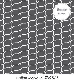 Geometric linear pattern, stylish monochrome