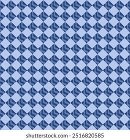 geometric lines blue and black Intertwined with fabric patterns, skirts, shirts, tablecloths, socks, curtains, pillows, hats, made into a large piece of fabric, patterns on glasses, plates, bowl