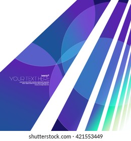 Geometric Lines and Circles Layout/Design Cover Background