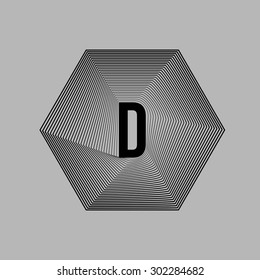 Geometric Lines - Creative and Inspiration Design " Text D "
