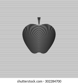 Geometric Lines - Creative and Inspiration Design " Apple "