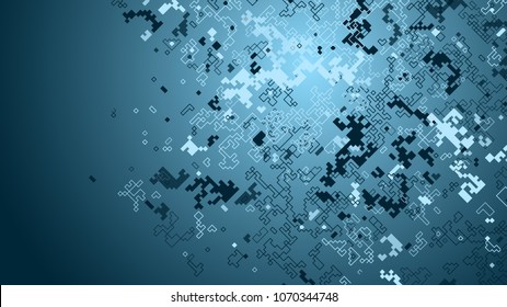 Geometric lines and dots. Line pattern. Modern cube background. Cell abstraction. Connection vector illustration for print and web design. Network black pattern. Organic concept.