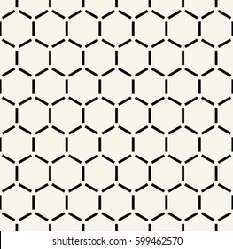 geometric lines hexagon minimal pattern vector background