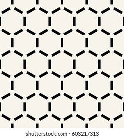 geometric lines hexagon minimal pattern vector background