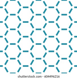 geometric lines hexagon minimal pattern vector background