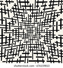 geometric lines maze seamless abstract pattern