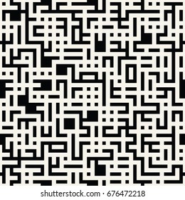 geometric lines maze seamless abstract pattern