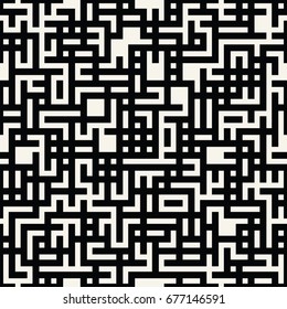 geometric lines maze seamless abstract pattern