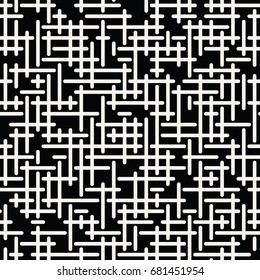 geometric lines maze seamless abstract pattern