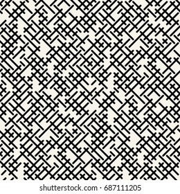 geometric lines maze seamless abstract pattern