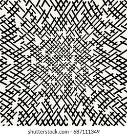 geometric lines maze seamless abstract pattern