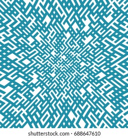geometric lines maze seamless abstract pattern