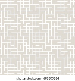 geometric lines maze seamless abstract pattern