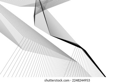 Líneas geométricas sobre fondo blanco 
