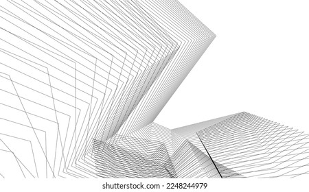 Líneas geométricas sobre fondo blanco 