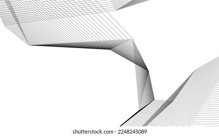 Líneas geométricas sobre fondo blanco 