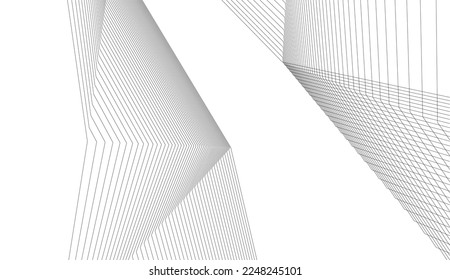 Líneas geométricas sobre fondo blanco 