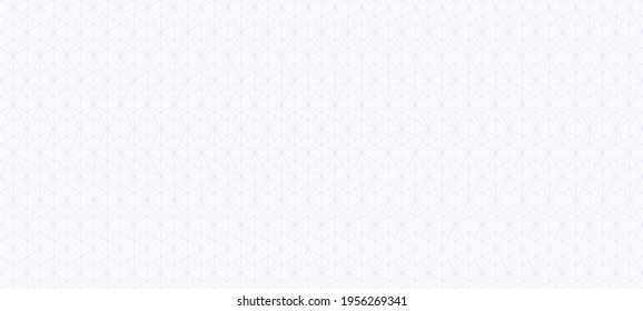 Geometric lines pattern. Subtle vector seamless texture with delicate grid, thin lines, hexagons, triangles, diamonds. Abstract minimal white and blue background. Art deco ornament. Repeat design