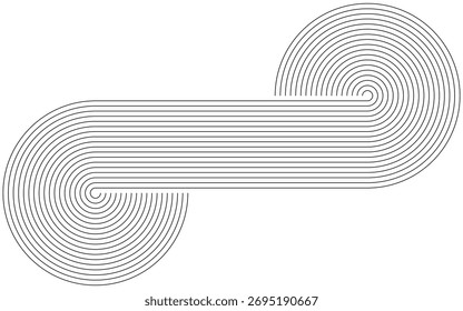 geometric lines pattern vector. This is a unique abstract element for dynamic graphic compositions.